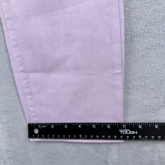 J. Jill Straight Leg Jeans Womens Size 16 Authentic Fit Slim Ankle Mid Rise Pink - Picture 10 of 12